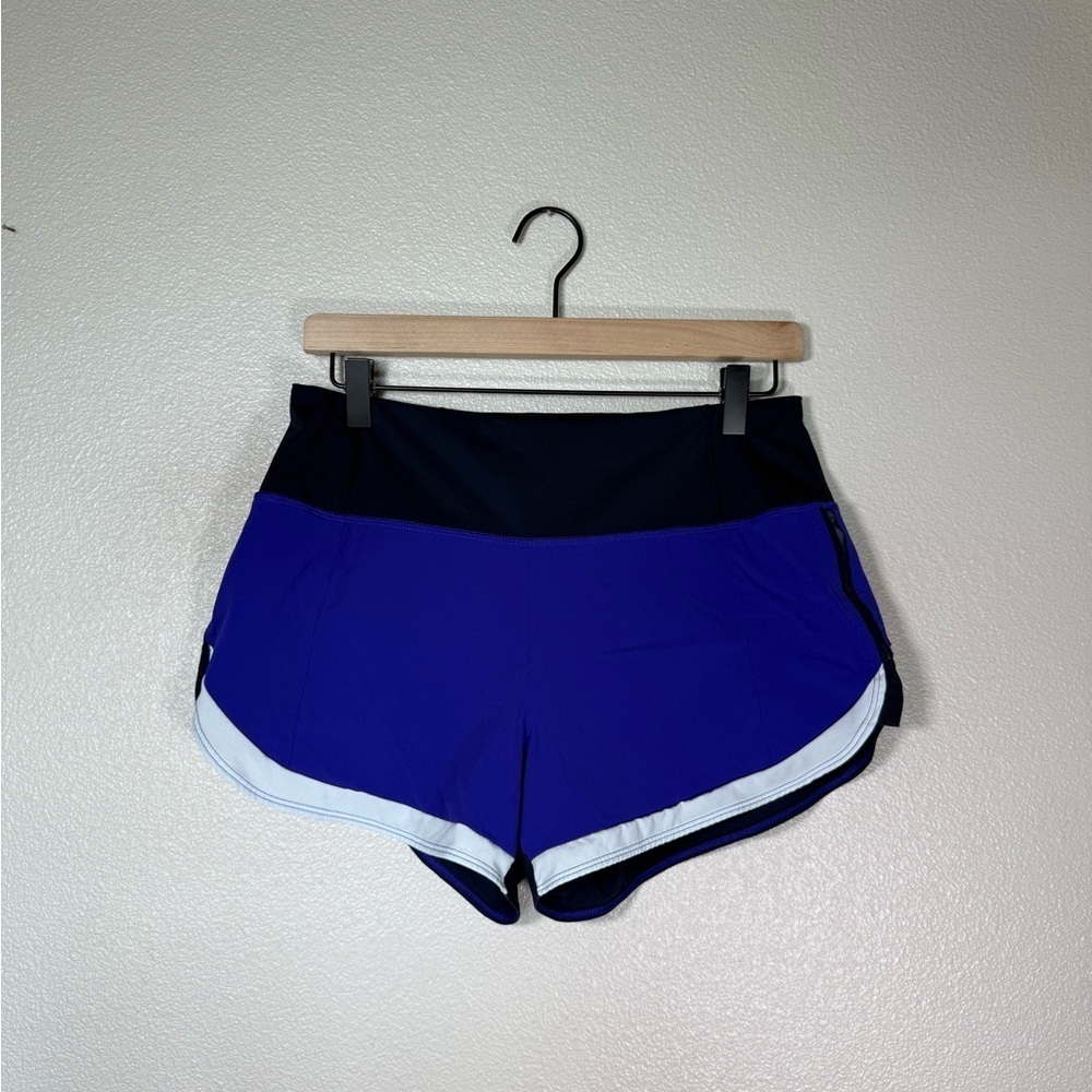 Athleta Running Free Colorblock 3.5" Shorts Small M17 - Picture 2 of 9